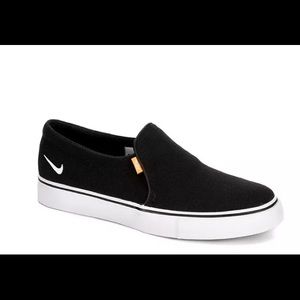 Nike Women’s Court Royals AC Slip on Sneaker in Black